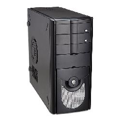 Корпус INWIN C720BL U2AXDX Middle ATX 350W (ATX2.2, 20+4pin, SATA, 12cm Fan) USB, Audio, Heatpipe, Черный