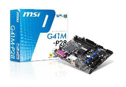 Материнская плата Socket-775 MSI G41M-P28 (Intel G41/ICH7) mATX DDRIII  OEM